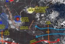 Alertan por lluvias puntuales intensas en cinco estados del Pacífico mexicano