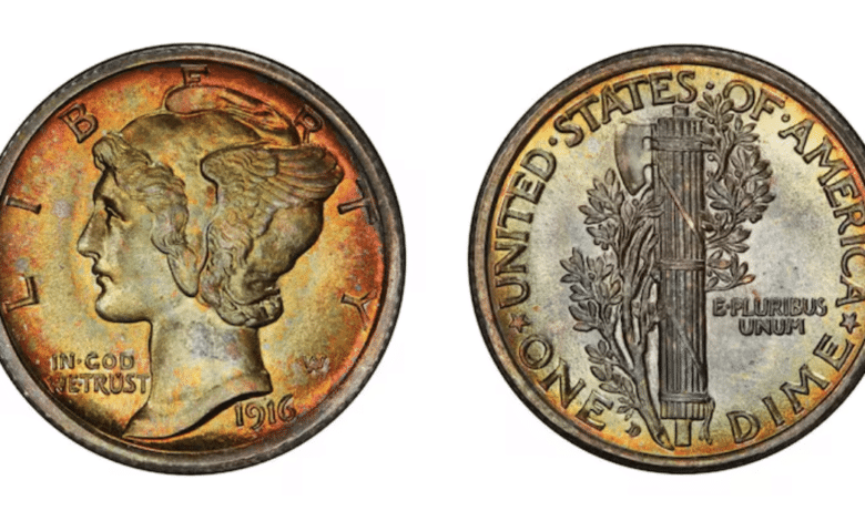 Mercury Dime las monedas de 10 centavos que pueden valer hasta 200 mil dólares