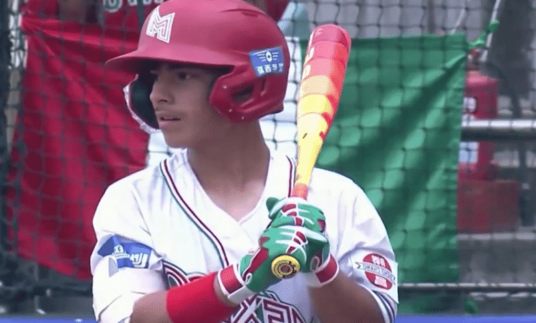 México Sub-12 vence a Japón en la Copa Mundial de Béisbol en China Taipéi
